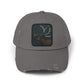 Distressed Forest Moose Cap Hats Printify Nickel One size