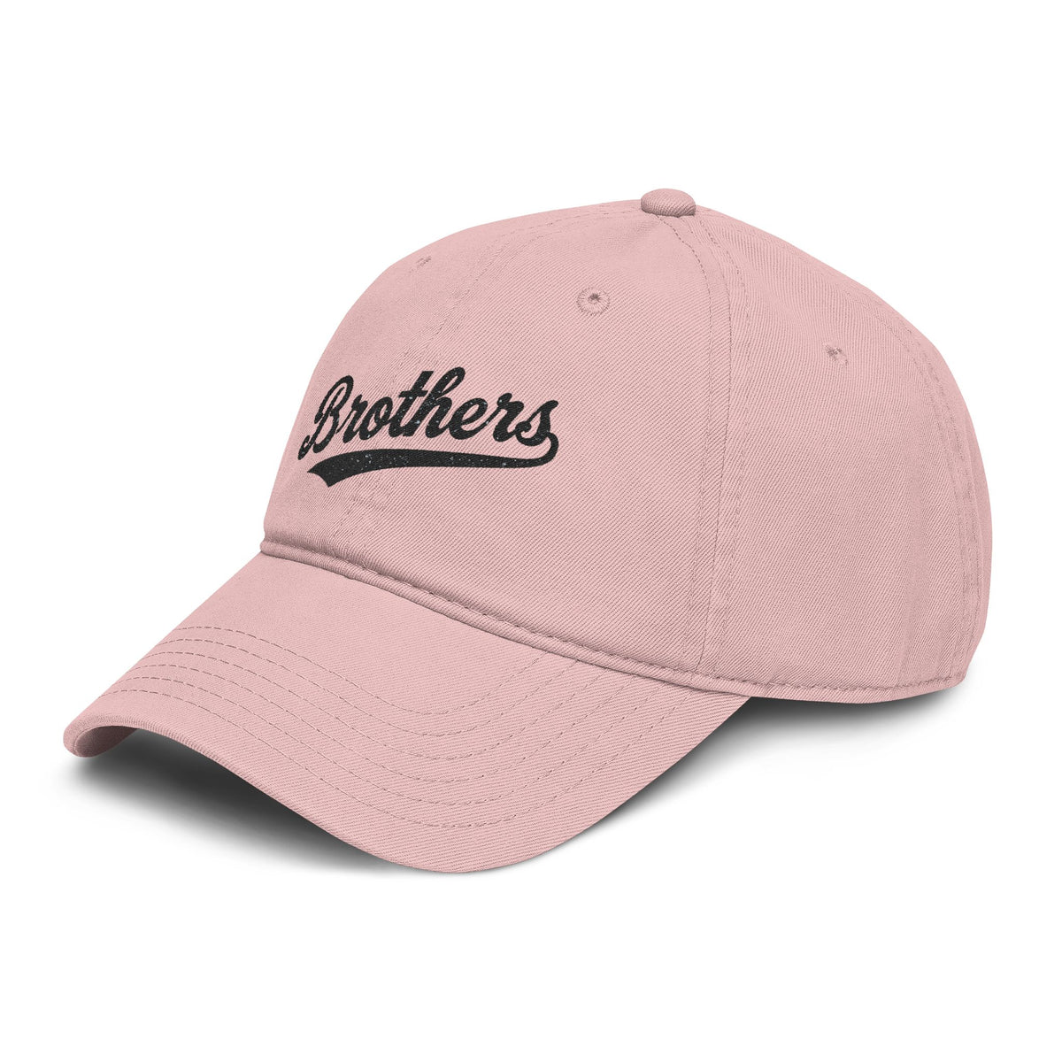 Brothers Embroidered Washed Baseball Cap