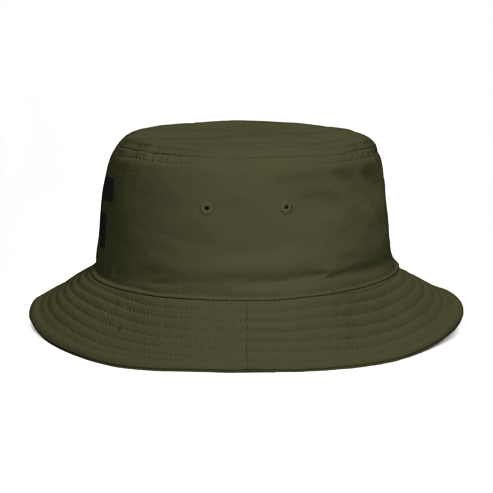 Pixel Creeper Face Bucket Hat | Gamer Minecraft Inspired Hat Hats Printify