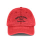 Vintage Embroidered Cap — 'TWENTY EIGHT' Distressed Dad Hat Hats Printify One size Red
