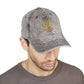 Vintage Embroidered Cap — Retro Snake Logo Dad Hat Hats Printify