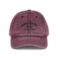 Vintage Embroidered Cap — 'TWENTY EIGHT' Distressed Dad Hat Hats Printify One size Maroon
