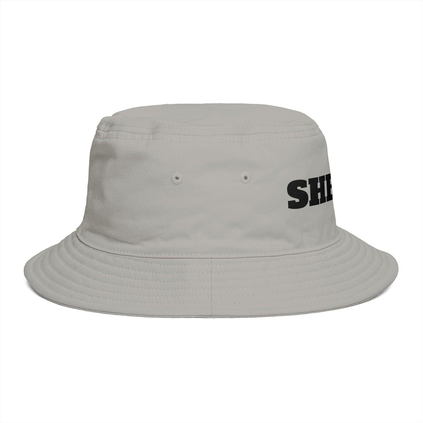 Shriff Bucket Hat — Retro Western Brown Cotton Sun Hat