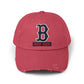 Boston Red Sox Distressed Baseball Cap Hats Printify Dashing Red One size