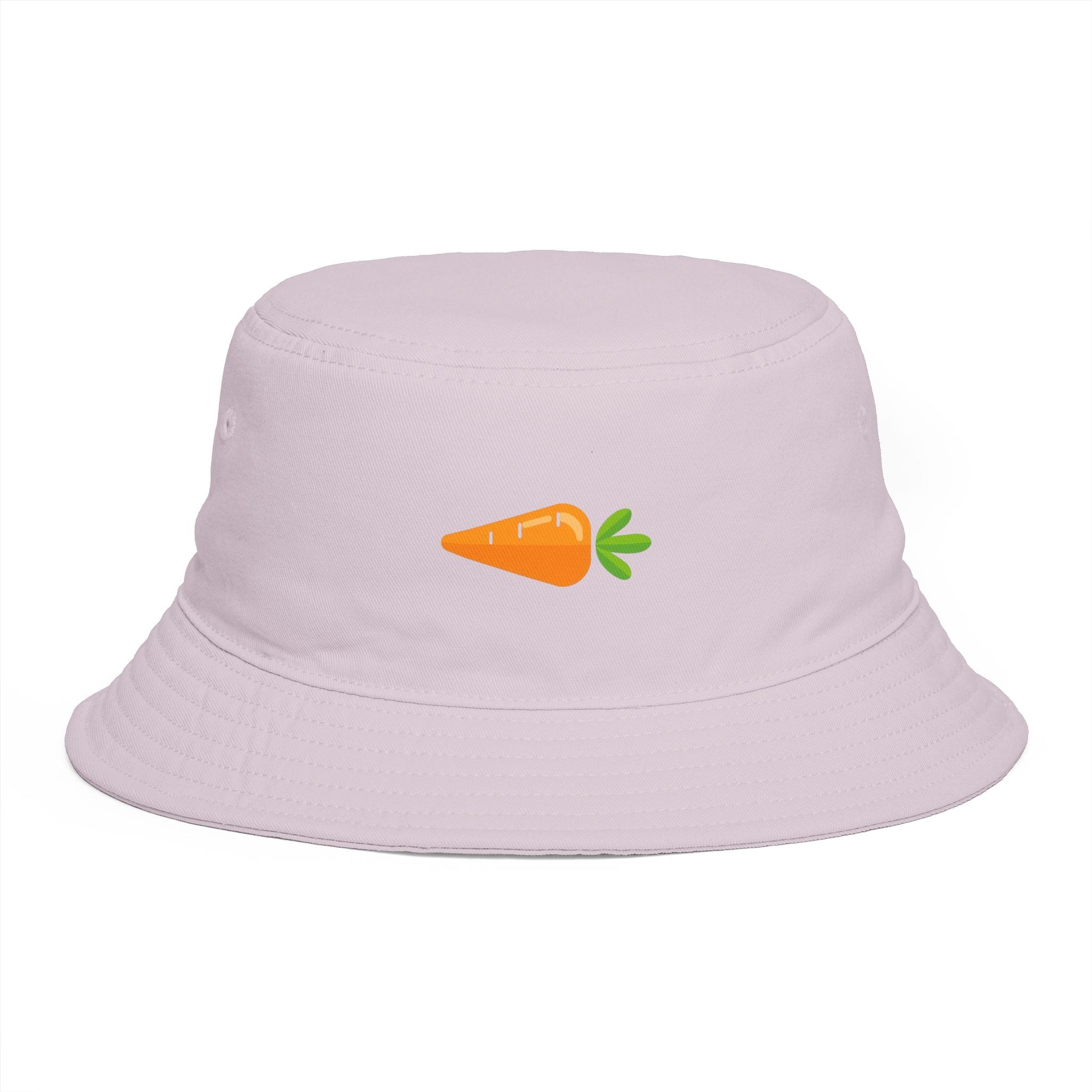 Carrot Emoji Bucket Hat — Cute Vegetable Graphic Summer Hat Hats Printify One size Orchid