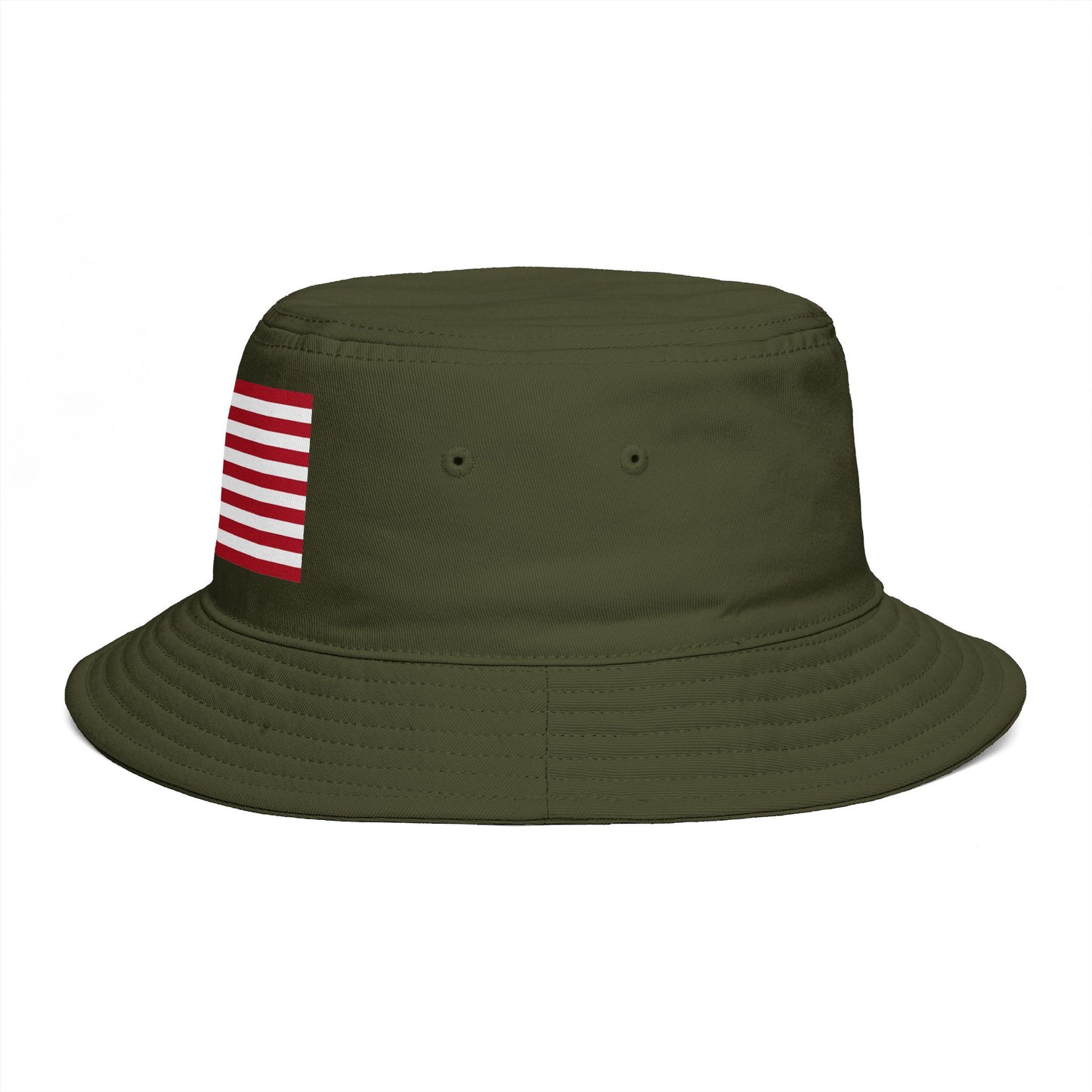 American Flag Bucket Hat — Patriotic USA Embroidered Sun Hat