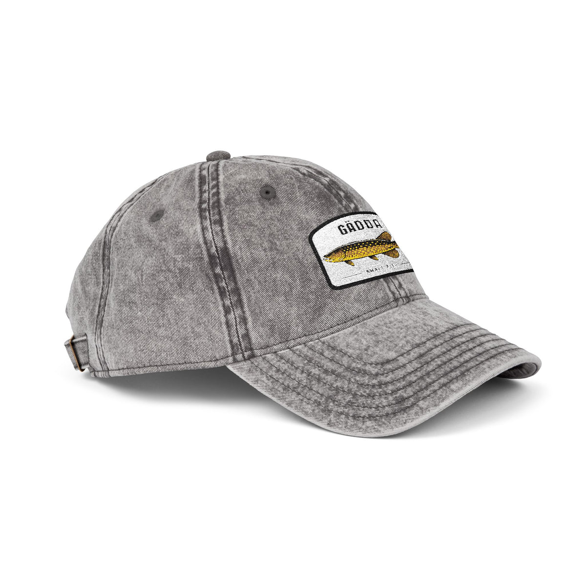Vintage Fish Embroidered Cap Hats Printify
