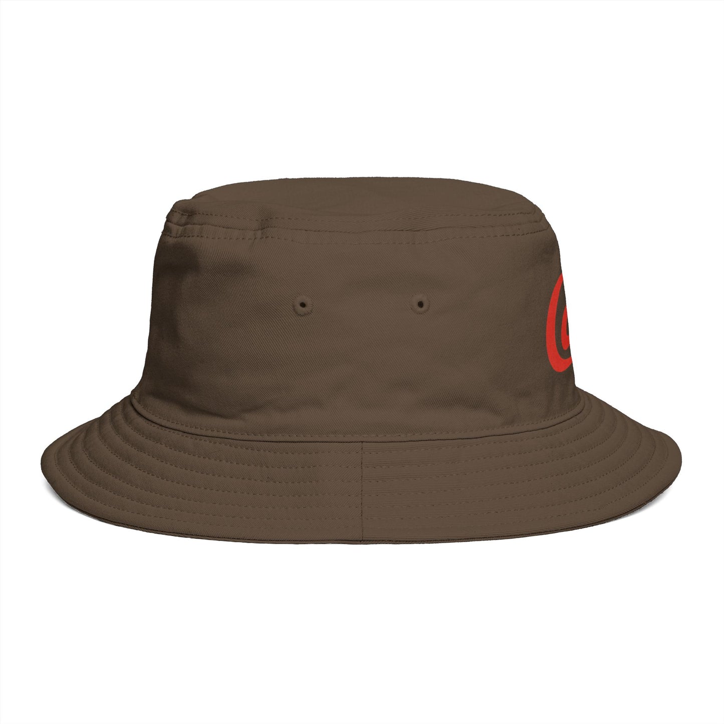 Cola Logo Brown Bucket Hat – Retro Soda-Inspired Summer Hat