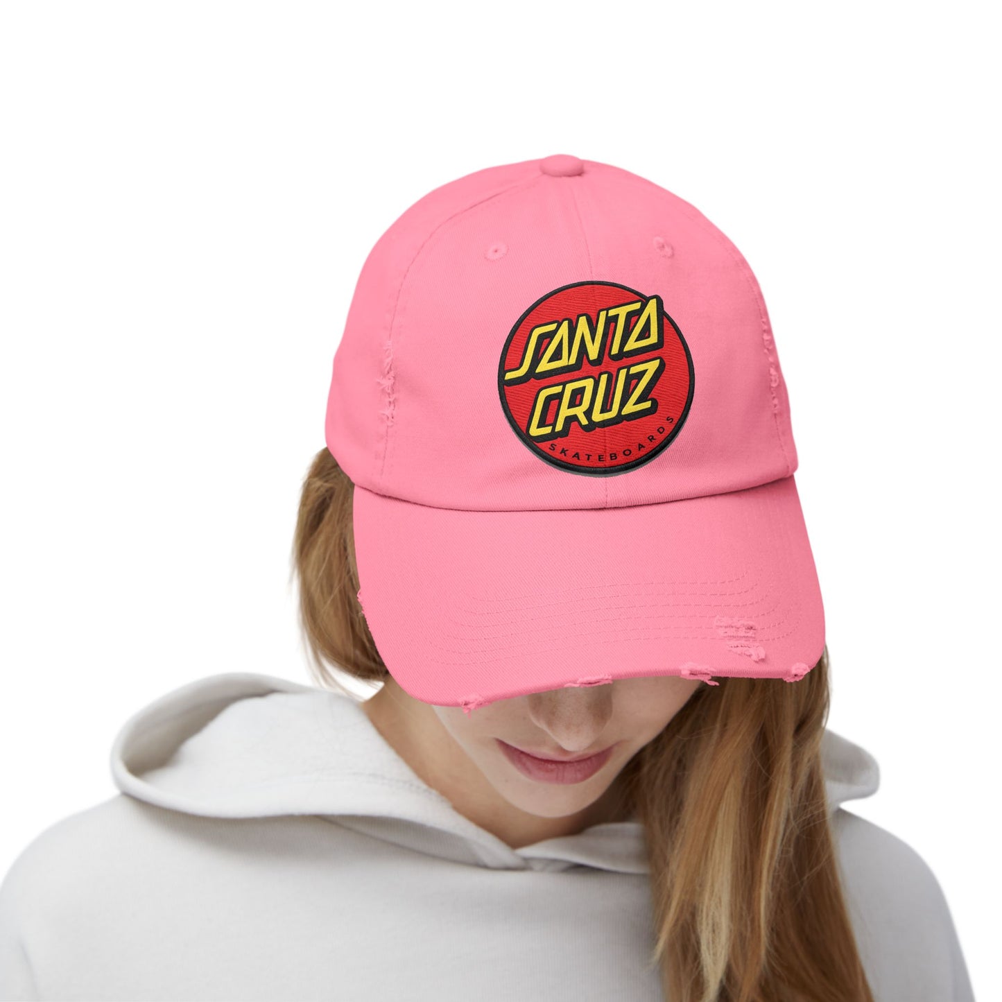 Santa Cruz Logo Distressed Cap – Vintage Skate Dad Hat