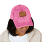 Vintage Embroidered Stetson Patch Cap — Washed Red Baseball Hat