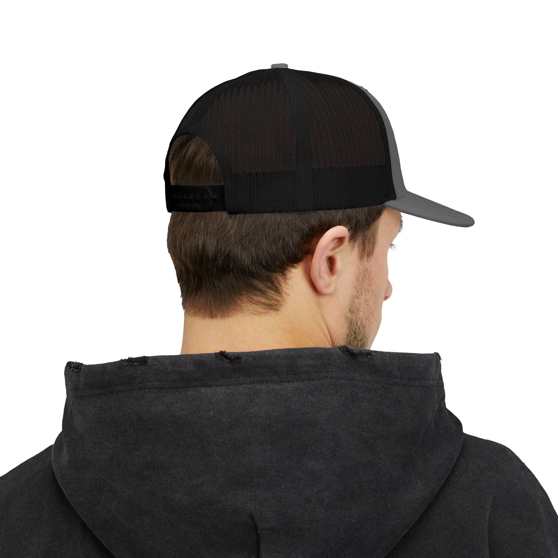 Embroidered LA Logo Snapback Trucker Cap Hats Printify