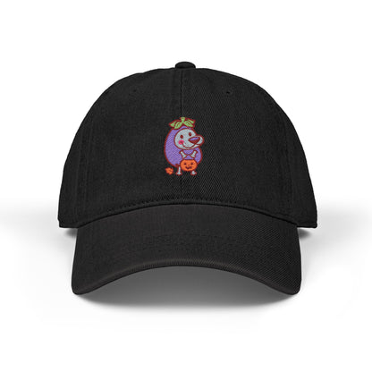 Little Trickster – Halloween Embroidered Cap Hats Printify One size Black