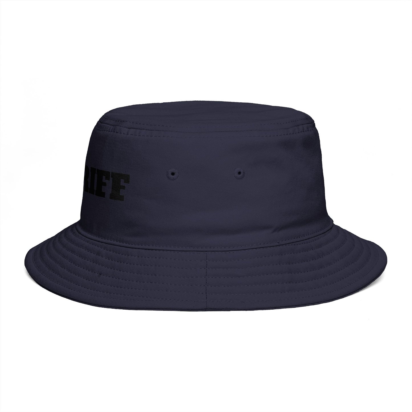 Shriff Bucket Hat — Retro Western Brown Cotton Sun Hat