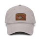 Stetson Skull Patch Baseball Cap — Vintage American Heritage Washed Hat Hats Printify One size Gray