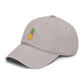 Pineapple Embroidered Washed Baseball Cap Hats Printify