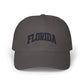 Florida Embroidered Dad Cap — Classic White Baseball Hat Hats Printify Dark Grey One size