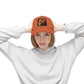 Distressed Cap — Vibrant Flame Lion Embroidered Baseball Hat Hats Printify