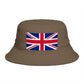 Union Jack Bucket Hat — British Flag Cotton Sun Hat Hats Printify