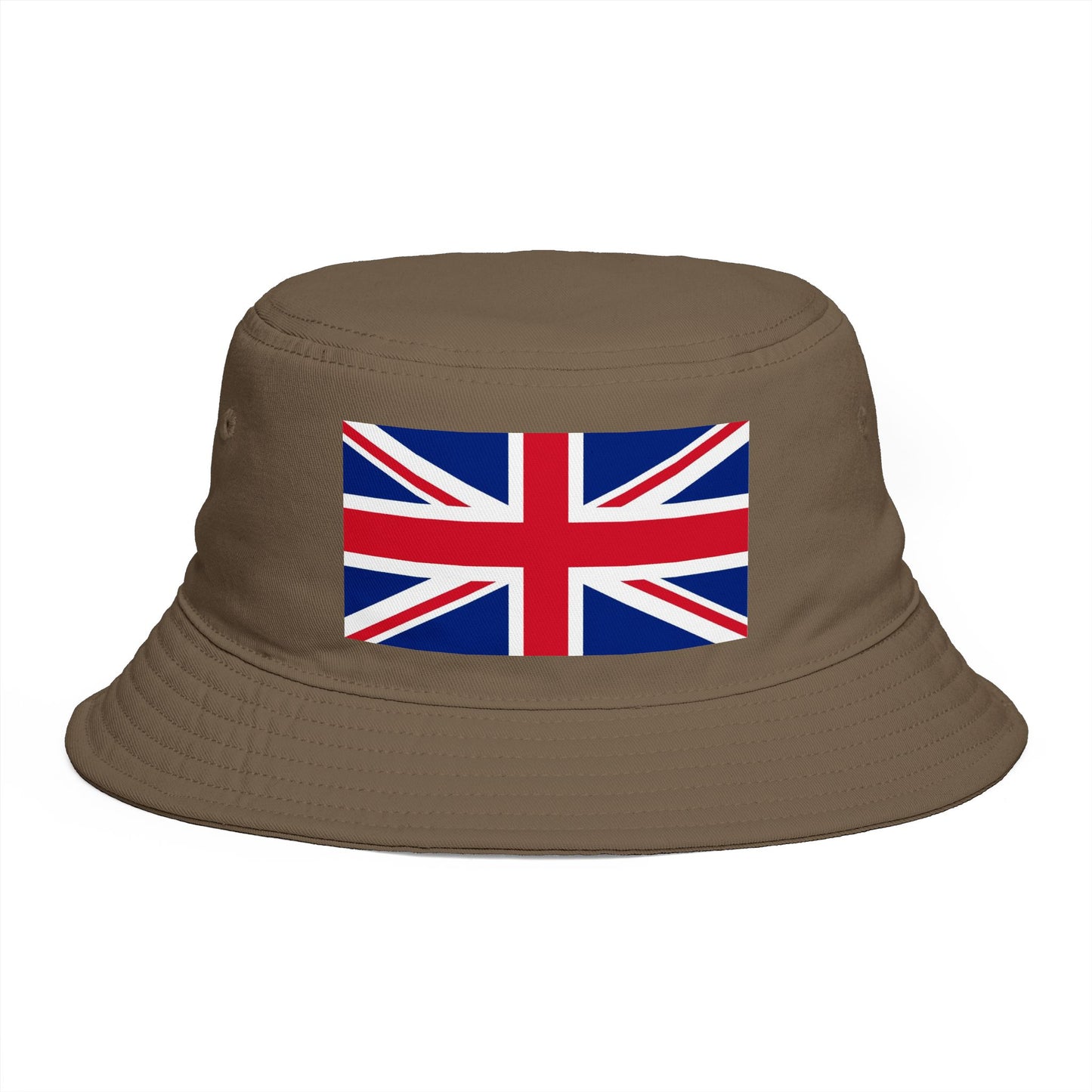 Union Jack Bucket Hat — British Flag Cotton Sun Hat Hats Printify