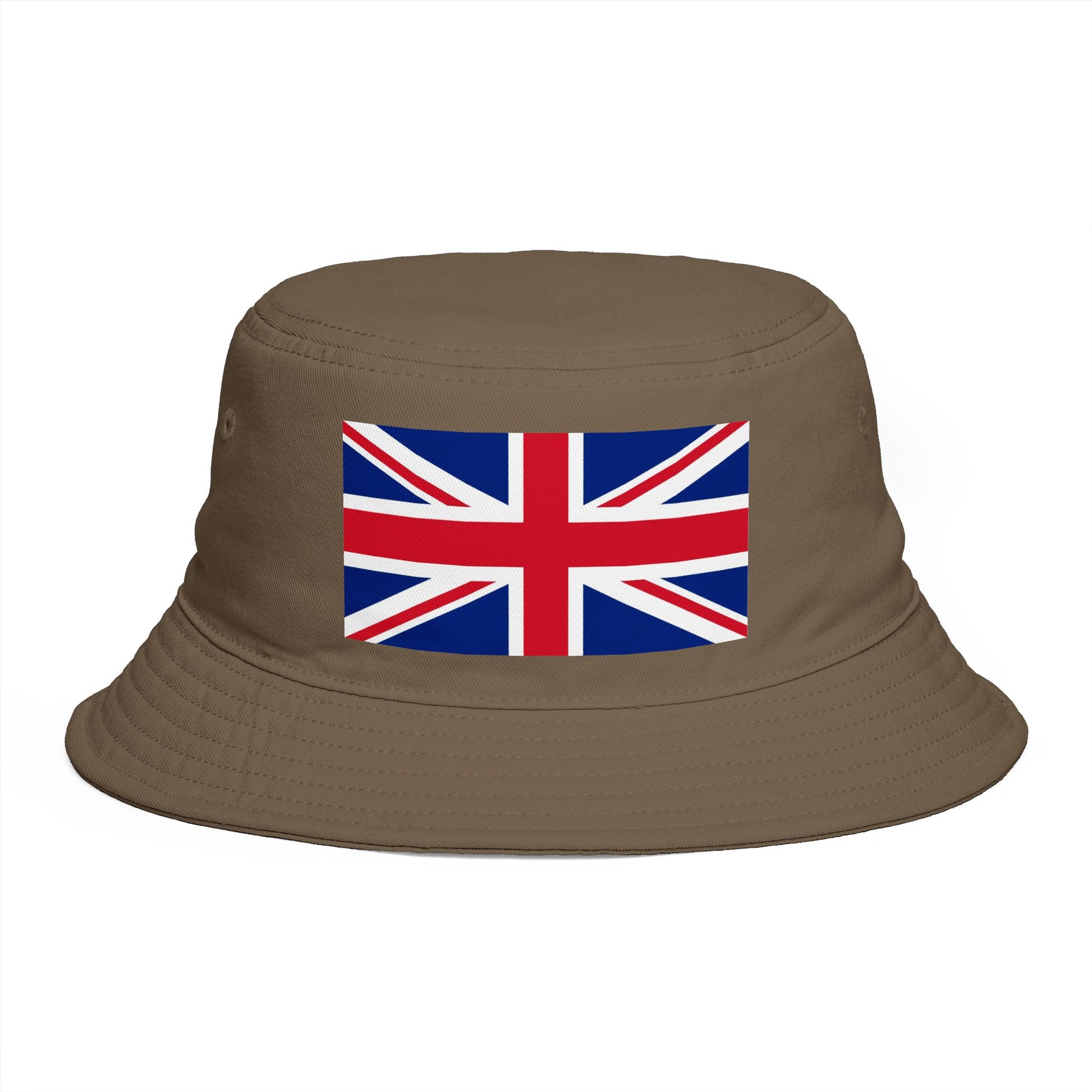 Union Jack Bucket Hat — British Flag Cotton Sun Hat Hats Printify