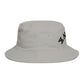 Drunk Arched Brown Bucket Hat – Retro Party & Festival Headwear