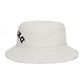 Drunk Arched Brown Bucket Hat – Retro Party & Festival Headwear
