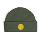 Sequin Tennis Ball Cuff Beanie - Sparkle Sports Knit Hat for Players & Fans Hats Printify One size Cypress