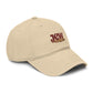 Embroidered "Jew" Challah Bread Washed Baseball Cap Hats Printify