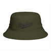 Brothers Script Brown Bucket Hat — Casual Retro Dad Hat for Siblings & Crew Hats Printify One size Army