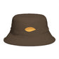 Autumn Leaf Bucket Hat — Brown Fall Outdoor Sun Hat