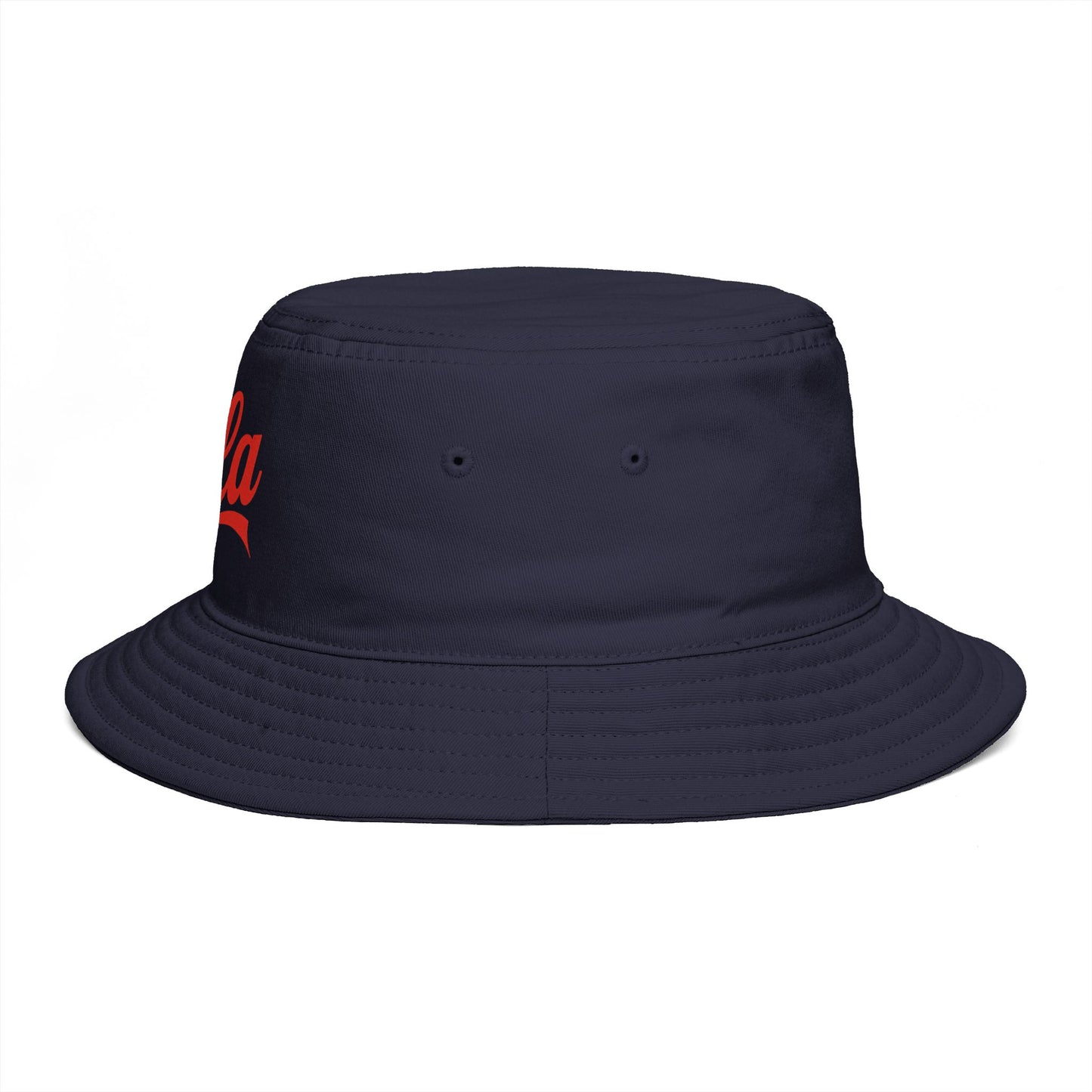 Cola Logo Brown Bucket Hat – Retro Soda-Inspired Summer Hat