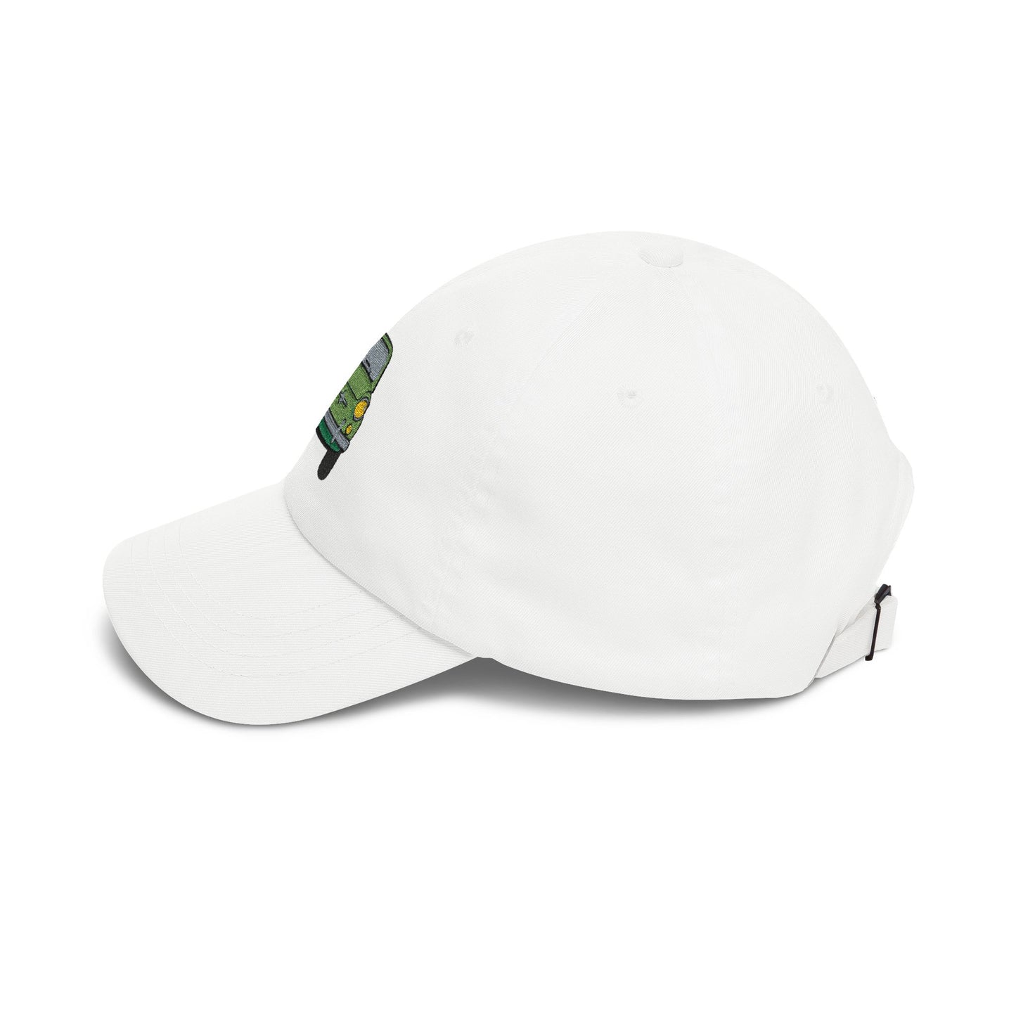 Vintage Green Beetle Dad Cap — Retro Car Baseball Hat Hats Printify