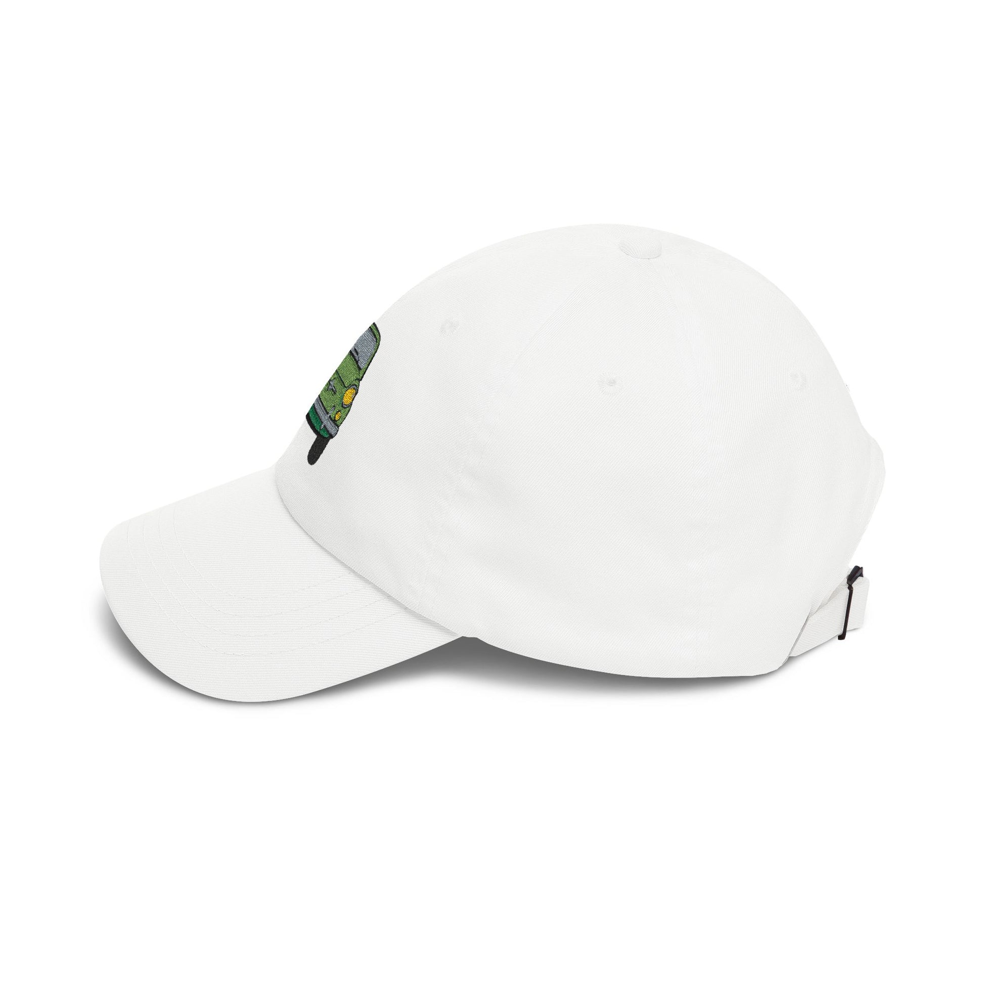 Vintage Green Beetle Dad Cap — Retro Car Baseball Hat Hats Printify
