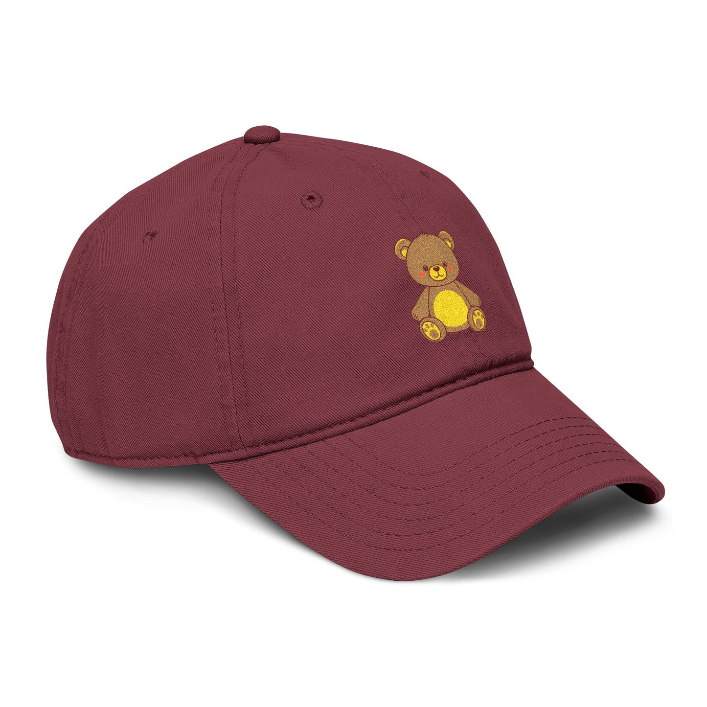 Embroidered Golden Teddy Baseball Cap