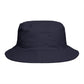 Red Pushpin Embroidered Bucket Hat - Minimal Casual Sun Hat