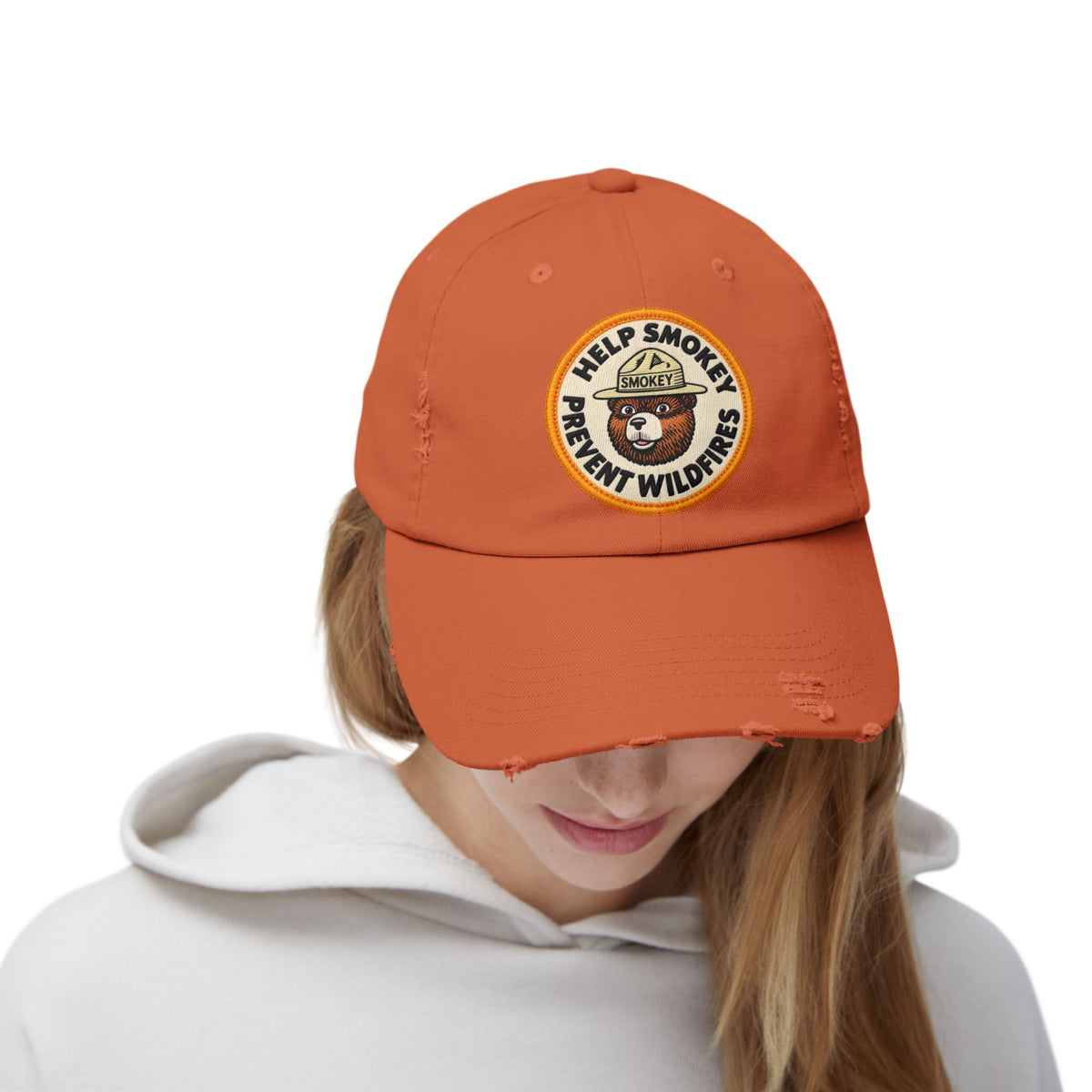 Unisex Distressed Cap Hats Printify