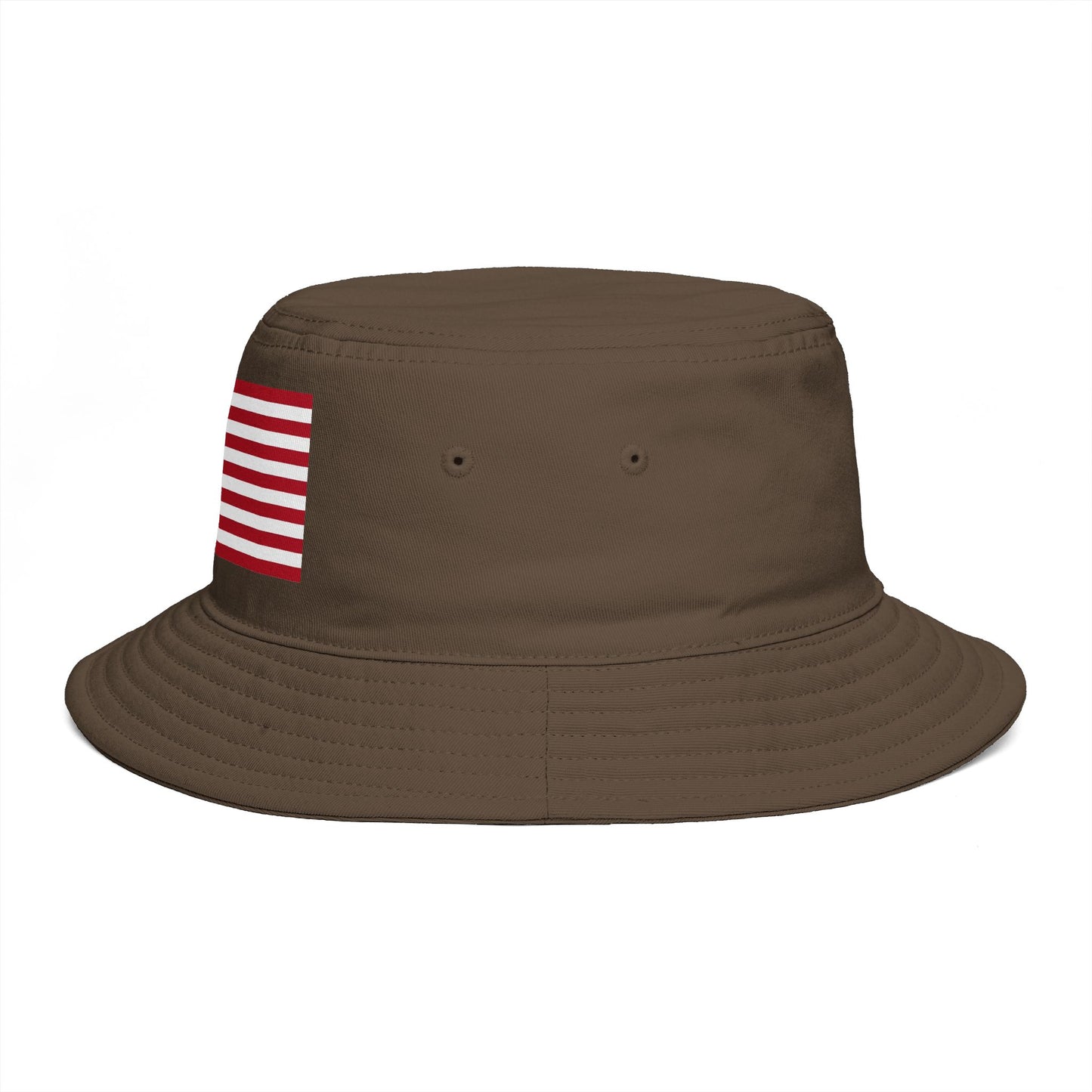 American Flag Bucket Hat — Patriotic USA Embroidered Sun Hat