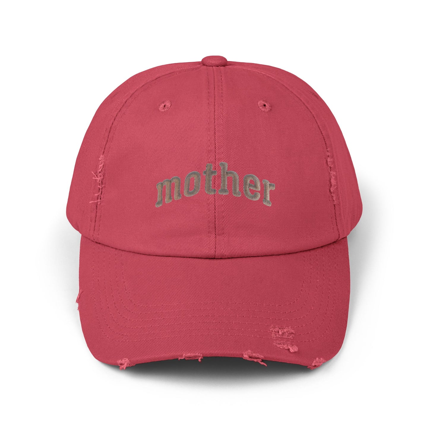 Mother Distressed Baseball Cap — Vintage Mom Hat, Casual Everyday Mom Gift