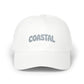 Coastal Dad Cap – Embroidered Beach Vibes Baseball Hat Hats Printify White One size