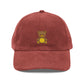 Corduroy Teddy Bear Embroidered Cap Hats Printify Burgundy One size
