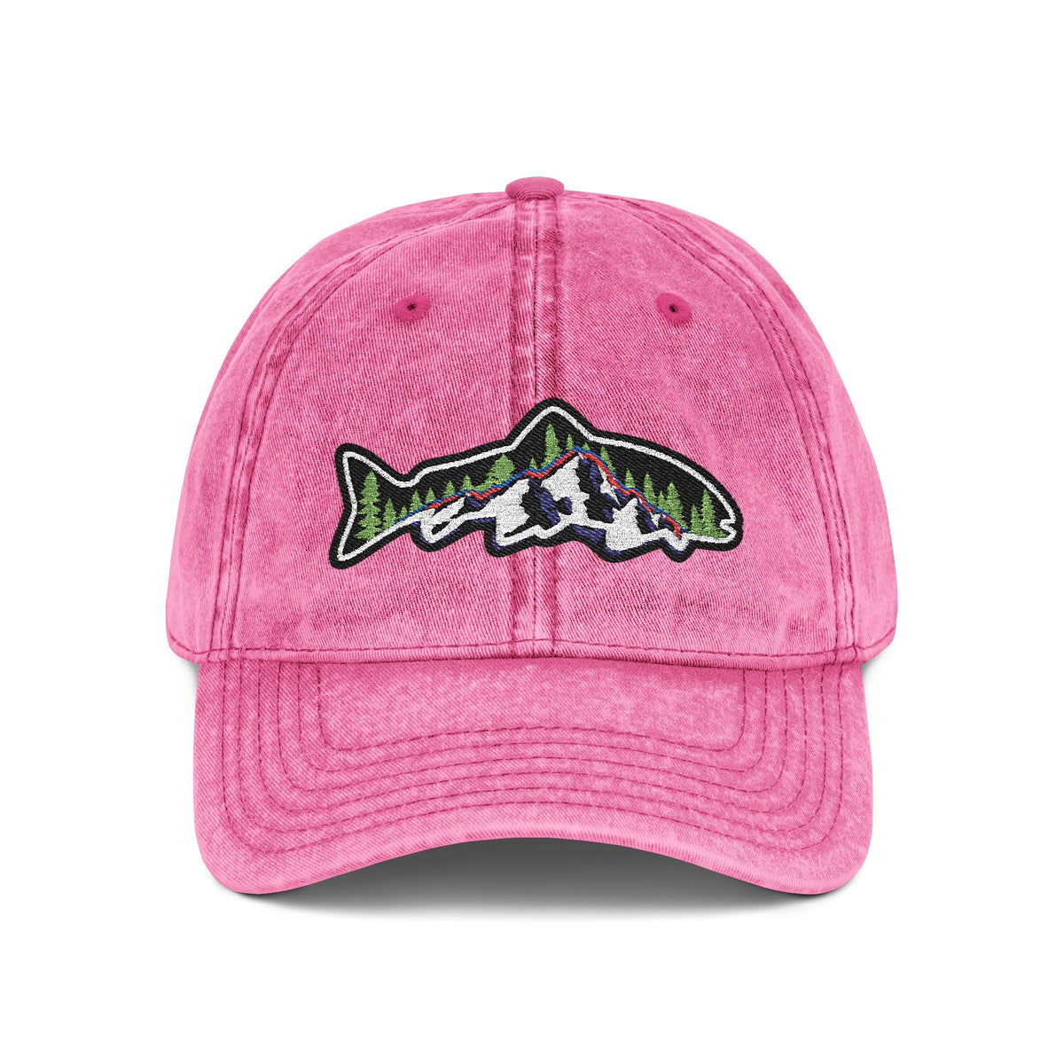 Vintage Cap (Embroidery) Hats Printify One size Pink