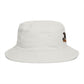 Bucket Hat — 'Jew' Logo with Bagels Embroidery | Retro Jewish Food Pride Cap Hats Printify