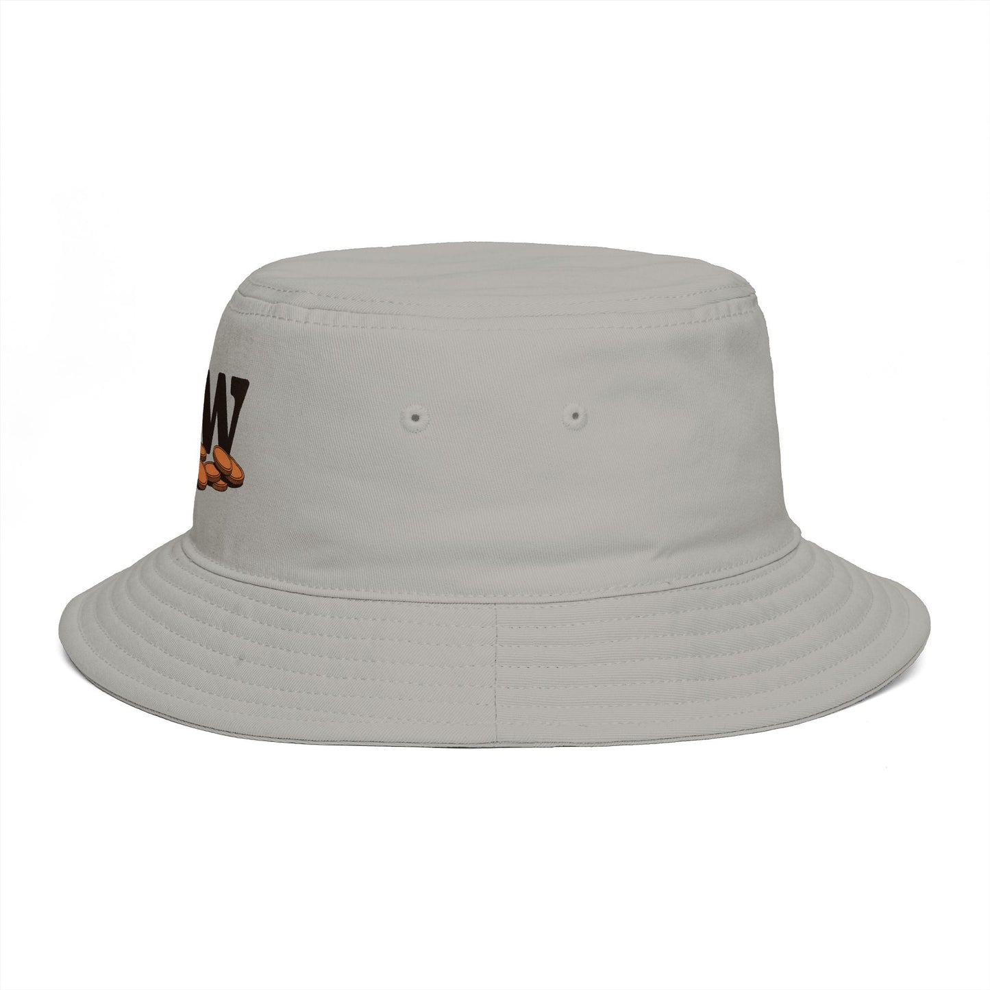 Bucket Hat — 'Jew' Logo with Bagels Embroidery | Retro Jewish Food Pride Cap