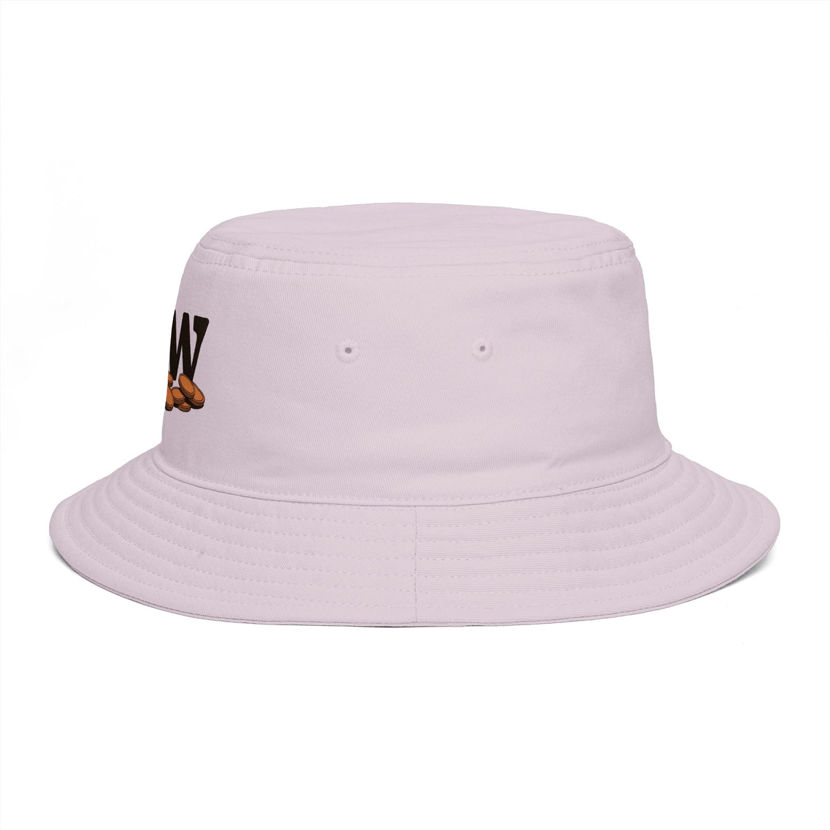 Bucket Hat — 'Jew' Logo with Bagels Embroidery | Retro Jewish Food Pride Cap