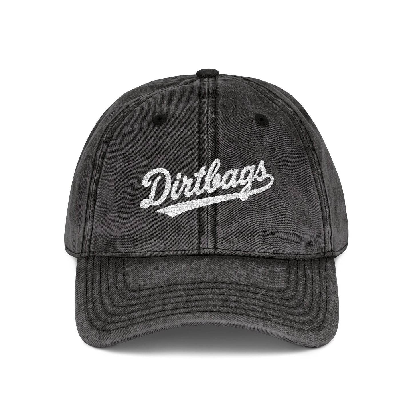 Vintage Cap (Embroidery) Hats Printify One size Black