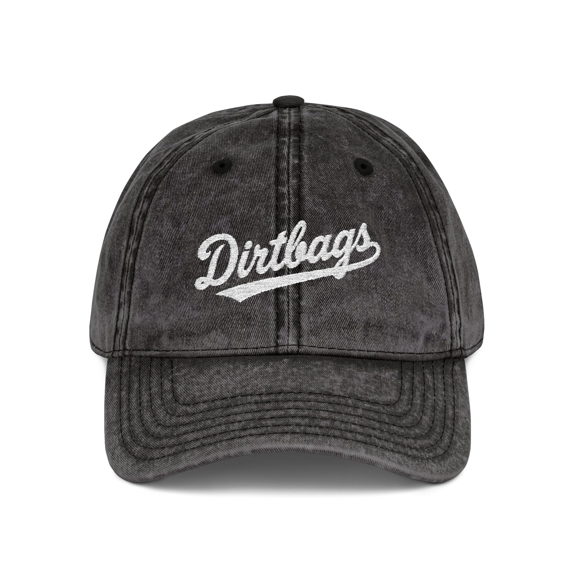 Vintage Cap (Embroidery) Hats Printify One size Black