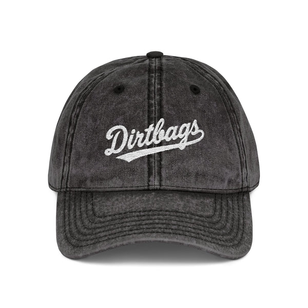 Vintage Cap (Embroidery) Hats Printify One size Black