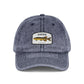 Vintage Fish Embroidered Cap Hats Printify One size Navy
