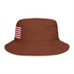 American Flag Bucket Hat — Patriotic USA Embroidered Sun Hat