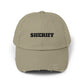 Sheriff Distressed Dad Hat — Vintage Western Sheriff Cap Hats Printify Light Olive One size